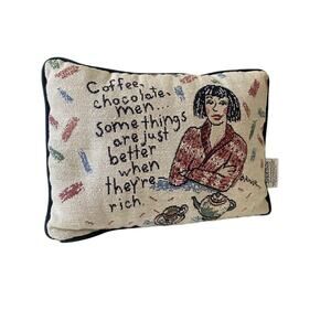 Funny “Better When They’re Rich” Tapestry Pillow by Shoebox Decorative Decor